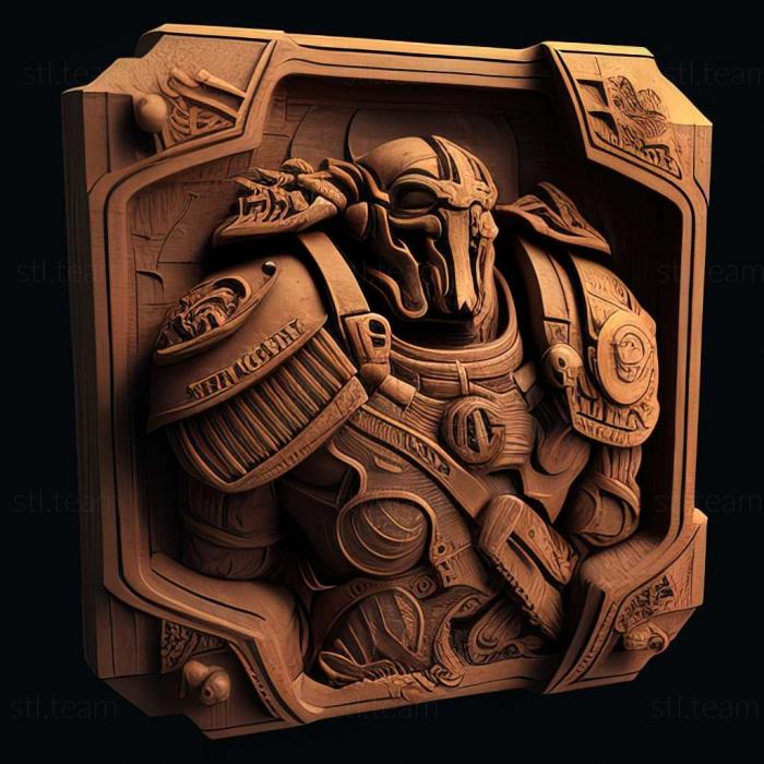 3D model Warhammer 40000 Space Marine game (STL)